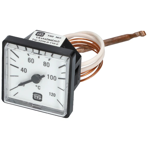 0-120 C° kocka hőmérő rövid cső (97cm) 