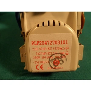 0,47 uF 250V Kondenzátor, zavarszűrő + tápkábel (eredeti) ARISTON mosógép 