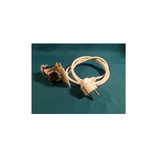 0,47 uF 250V Kondenzátor, zavarszűrő + tápkábel (eredeti) ARISTON mosógép / RENDELÉSRE