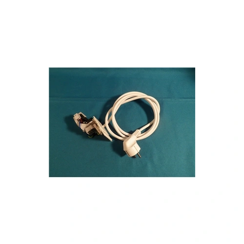 0,47 uF 250V Kondenzátor, zavarszűrő + tápkábel (eredeti) ARISTON mosógép / RENDELÉSRE