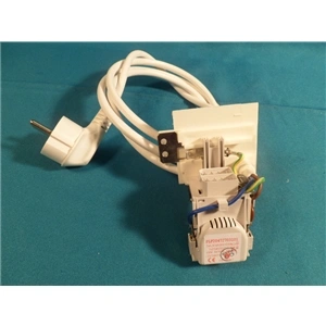 0,47 uF 250V Kondenzátor, zavarszűrő + tápkábel (eredeti) ARISTON mosógép / RENDELÉSRE