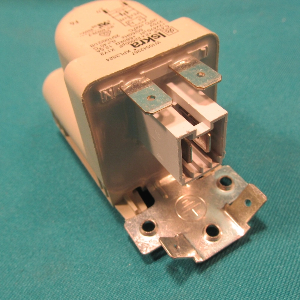 0,47 uF 275V Kondenzátor, sarus, zavarszűrő (eredeti) WHIRLPOOL mosogatógép / RENDELÉSRE