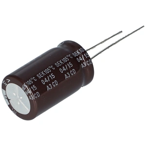 100 uF 160V Kondenzátor, furatszerelt (univerzális)  mini híradástechnika