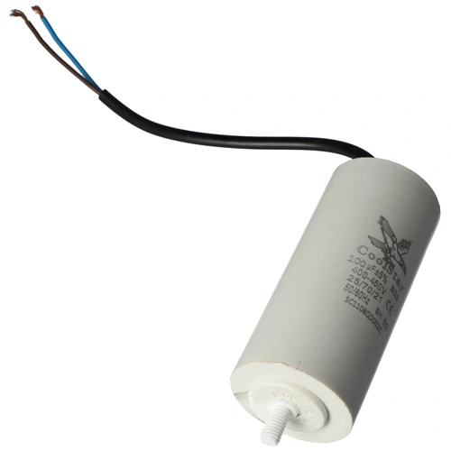 100 uF 500V Kondenzátor, vezetékes (univerzális)