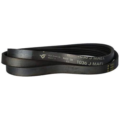 1036 J4 Bordásszíj, fekete (univerzális, HUTCHINSON) mosógép / RENDELÉSRE