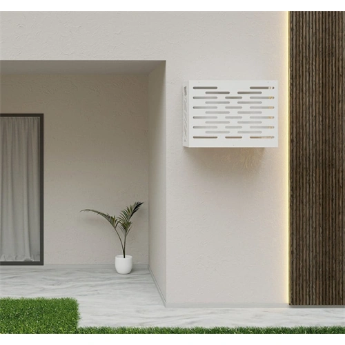 1050x950x650 mm Klíma takaró box, 3 fajta stílus, fekete vagy fehér színben,
