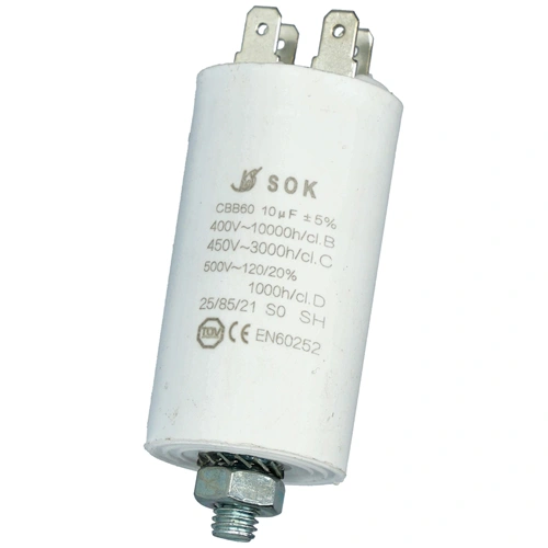 10 uF 500V Kondenzátor, sarus (univerzális)