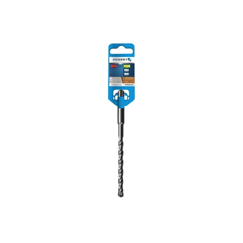 10 x 310mm SDS+ fúrószár, profi minőség, BX4, 4 élű, tégla, beton, kő, kerámia, vasbeton, HÖGERT HT6D216  / RENDELÉSRE