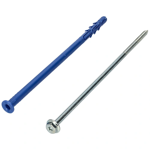 10x240 mm Csavar + tipli, klímatartó konzolhoz, hatlapfejű, peremes (TORX), 25 db/csomag