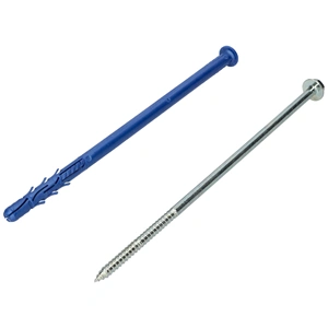 10x240 mm Csavar + tipli, klímatartó konzolhoz, hatlapfejű, peremes (TORX), 25 db/csomag