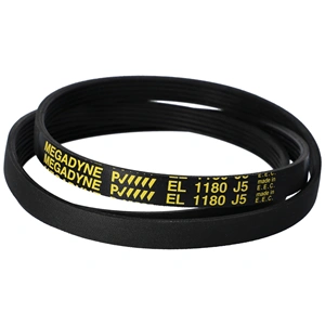 1180 J5 Bordásszíj, fekete (MEGADYNE) mosógép