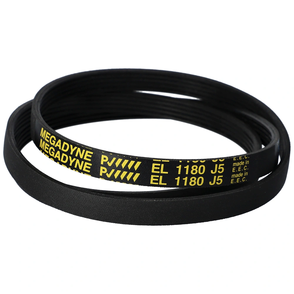 1180 J5 Bordásszíj, fekete (MEGADYNE) mosógép