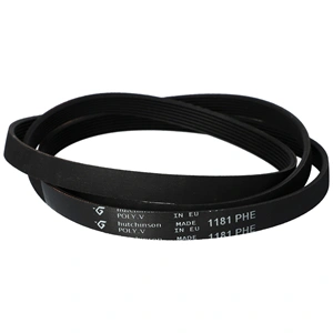 1181 H7 Bordásszíj, fekete (utángyártott, MEGADYNE) INDESIT mosógép / RENDELÉSRE