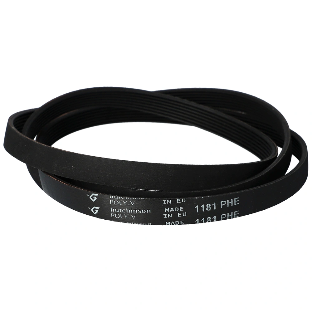 1181 H7 Bordásszíj, fekete (utángyártott, MEGADYNE) INDESIT mosógép / RENDELÉSRE