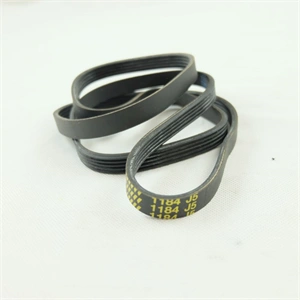 1184 J5 Bordásszíj, fekete (univerzális, MEGADYNE) mosógép / RENDELÉSRE