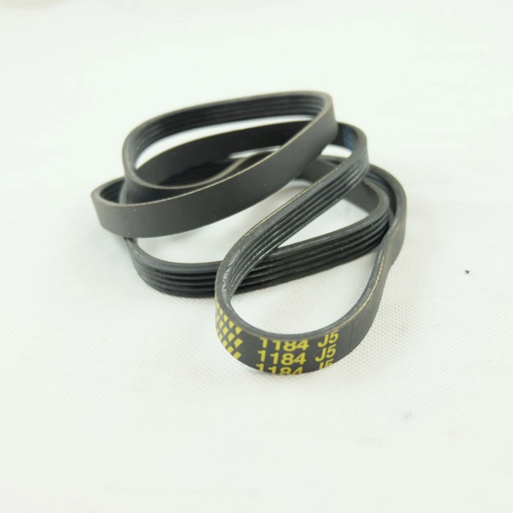 1184 J5 Bordásszíj, fekete (univerzális, MEGADYNE) mosógép / RENDELÉSRE