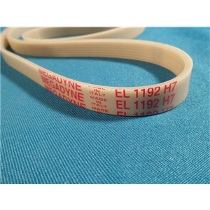 1192 H7 EL Bordásszíj, fehér (MEGADYNE) mosógép / RENDELÉSRE