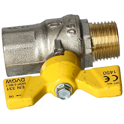 1/2-1/2 KB Gömbcsap fix zártházas gáz