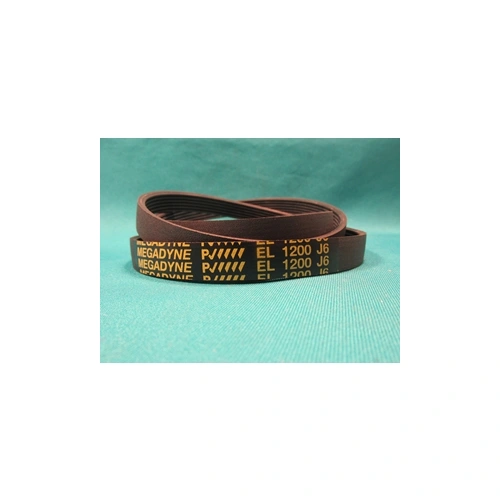 1200 J6 EL Bordásszíj, fekete (MEGADYNE) ZANUSSI mosógép / RENDELÉSRE