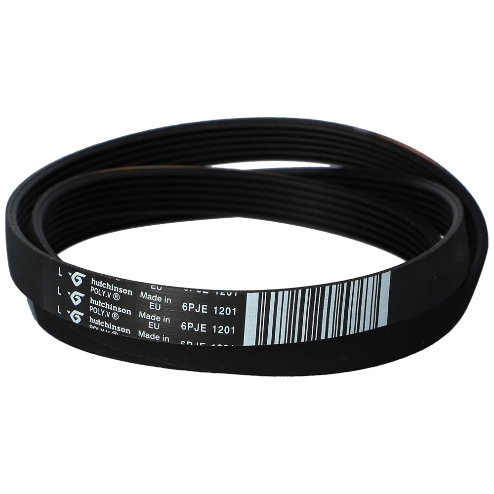 1201 6PJE Bordásszíj, fekete (eredeti, HUTCHINSON) INDESIT mosógép