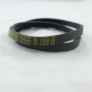 1202  J5 Bordásszíj, fekete (univerzális, MEGADYNE) mosógép / RENDELÉSRE