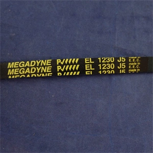 1230 J5 EL Bordásszíj, fekete (MEGADYNE) ELIN mosógép / RENDELÉSRE