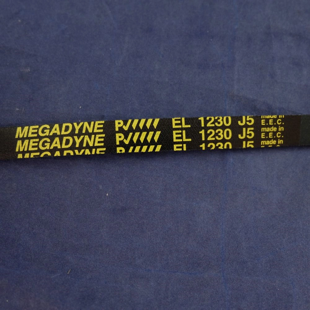 1230 J5 EL Bordásszíj, fekete (MEGADYNE) ELIN mosógép / RENDELÉSRE