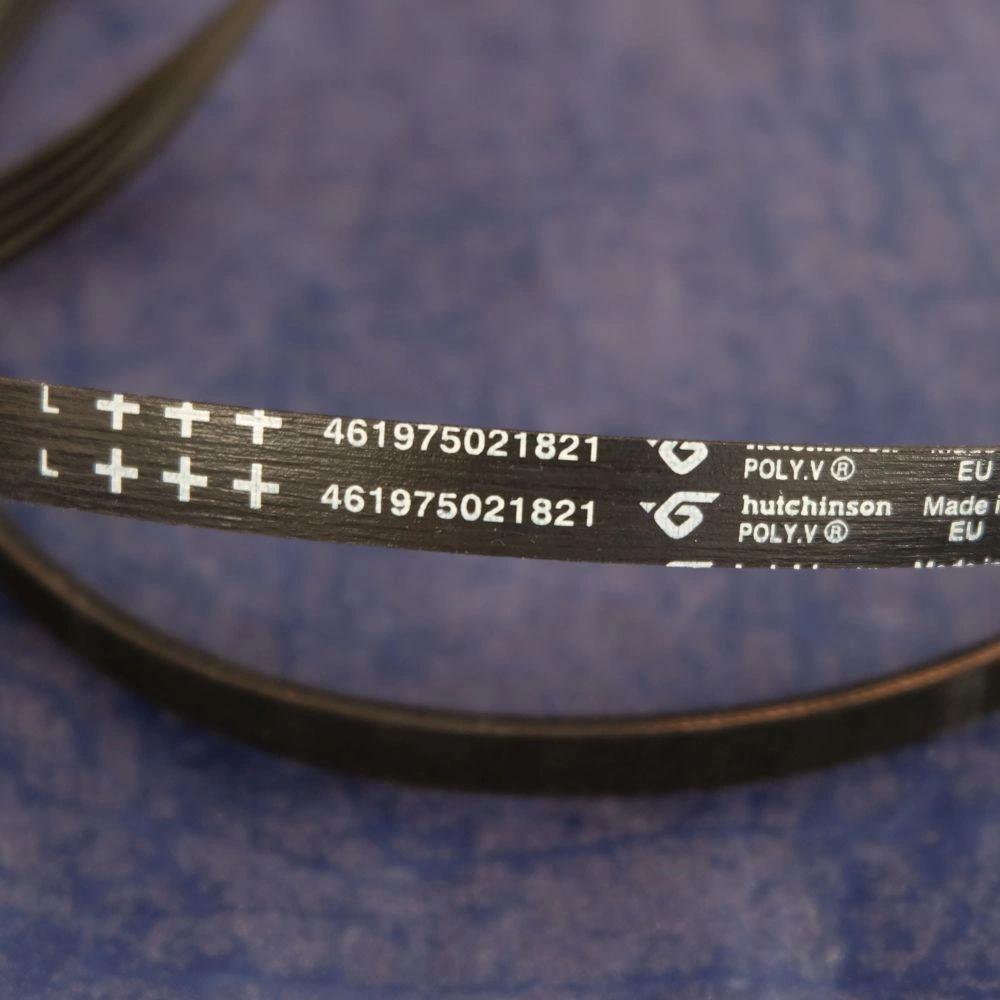 1236 4PJE Bordásszíj, fekete (eredeti, HUTCHINSON) BOSCH mosógép / RENDELÉSRE