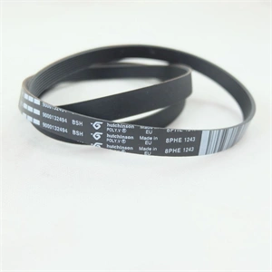 1243 8PHE Bordásszíj, fekete (eredeti, HUTCHINSON) BOSCH mosógép / RENDELÉSRE