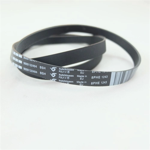 1243 8PHE Bordásszíj, fekete (eredeti, HUTCHINSON) BOSCH mosógép / RENDELÉSRE