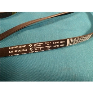 1266 5PJE Bordásszíj, fekete (HUTCHINSON) mosógép / RENDELÉSRE