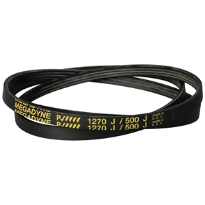 1270 J4 Bordásszíj, fekete (eredeti, MEGADYNE) INDESIT mosógép / RENDELÉSRE