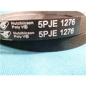 1276 5PJE Bordásszíj, fekete (eredeti, HUTCHINSON) ZANUSSI mosógép / RENDELÉSRE