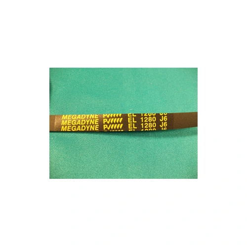 1280 J6 Bordásszíj, fekete (MEGADYNE) mosógép / RENDELÉSRE