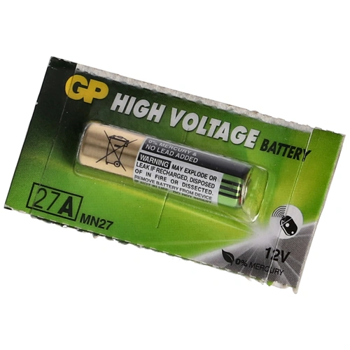 12V GP alkáli elem 27A 1 db-os bliszterben