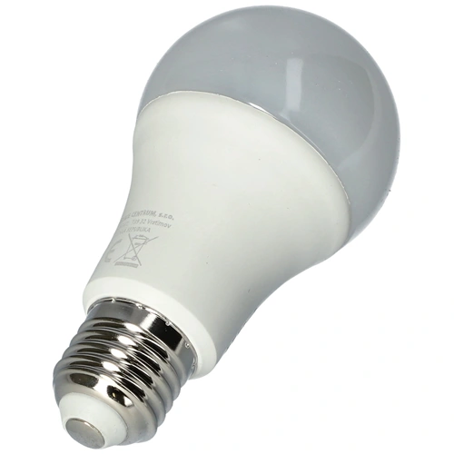 12W E27 Izzó, LED, 2700K, hagyományos gömb alakú 