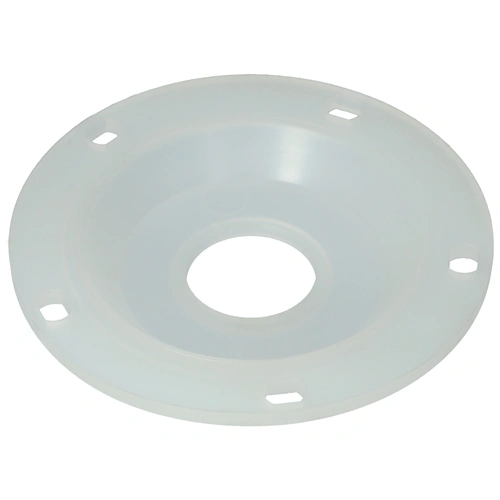 130x35 mm Tömítés, zárófedél, 5 lyukú, sima, fehér, csonk nélkül ISEA bojler /BZT208/