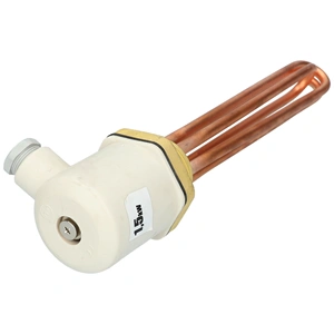 1500W 270 mm Fűtőszál, réz, menetes, zárt TATRAMAT bojler / RENDELÉSRE