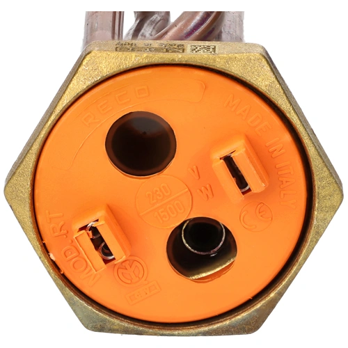 1500W Fűtőszál, réz + anódcsonk, menetes, (RECO) OLASZ bojler