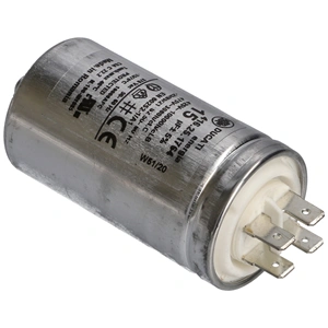 15 uF 475V Kondenzátor, sarus, motor indító, fémházas (eredetivel megegyező minőség) CANDY szárítógép