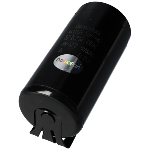 160-200 uF 250V Kondenzátor, motor indító, fémházas (univerzális)