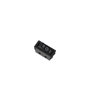 16A/250V, 32x14/28x11mm Fokozatkapcsoló keskeny, fekete, számos, középen nullás