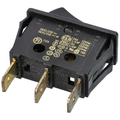 16A/250V AC Billenőkapcsoló, fekete, piros fénnyel DELONGHI HA20F hősugárzó /RENDELÉSRE 16A/250V AC Billenőkapcsoló, fekete, piros fénnyel DELONGHI HA20F hősugárzó /RENDELÉSRE