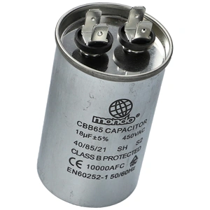 18 uF 450V Kondenzátor, fém, sarus (univerzális)