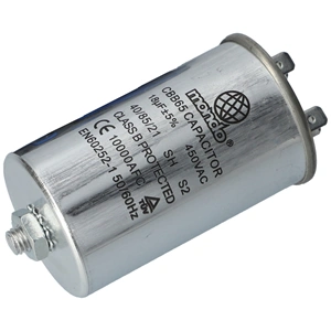 18 uF 450V Kondenzátor, fém, sarus (univerzális)
