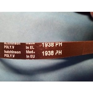 1938 H7 Bordásszíj, fekete (MEGADYNE) ZANUSSI szárítógép / RENDELÉSRE