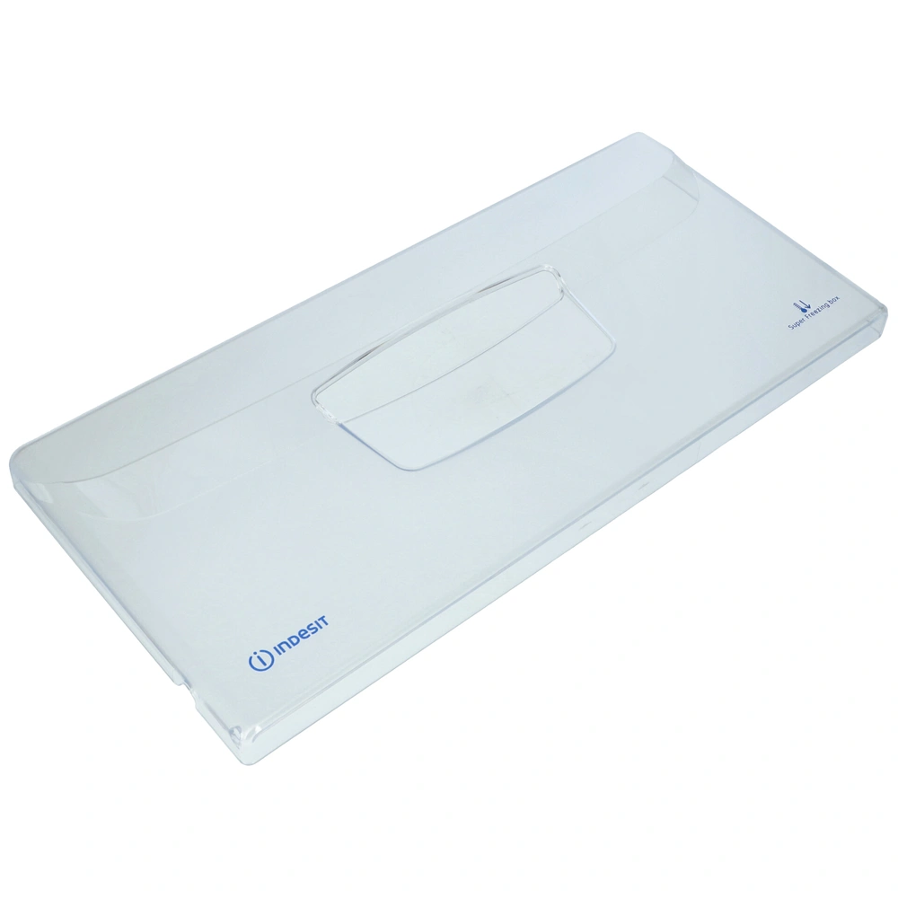 195X430MM Mélyhűtő rekesz ajtó (felső, eredeti) INDESIT BIAAA13 kombi hűtő