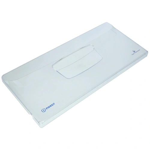 195X430MM Mélyhűtő rekesz ajtó (felső, eredeti) INDESIT BIAAA13 kombi hűtő