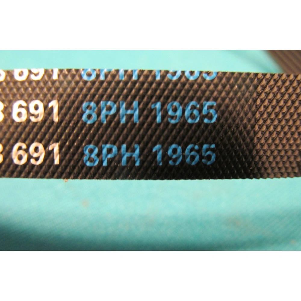 1965 8PH Bordásszíj, fekete (eredeti, HUTCHINSON) BOSCH szárítógép / RENDELÉSRE
