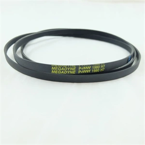 1980 H7 Bordásszíj, fekete (MEGADYNE)  ELECTROLUX szárítógép